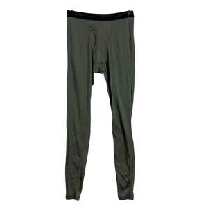Icebreaker Merino Wool Mens Bodyfit Basics 200 Base Layer Pants Green - L